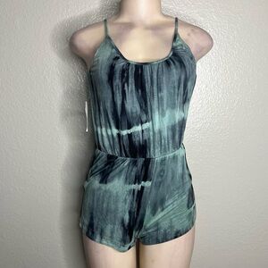 Tie-Dye Sleeveless Romper